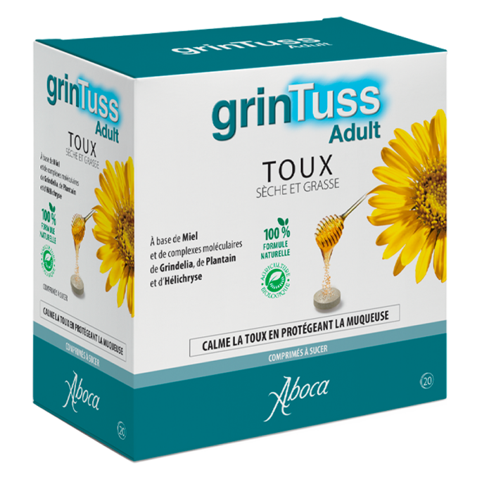 Aboca Grintuss Toux Comprimés 20 unités
