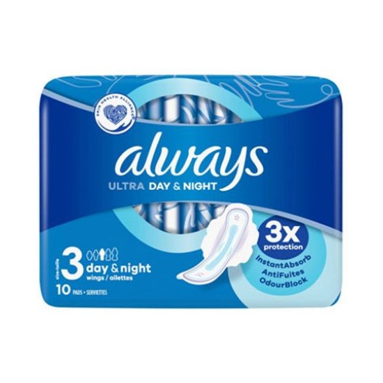 Always serviette nuit avec ailettes