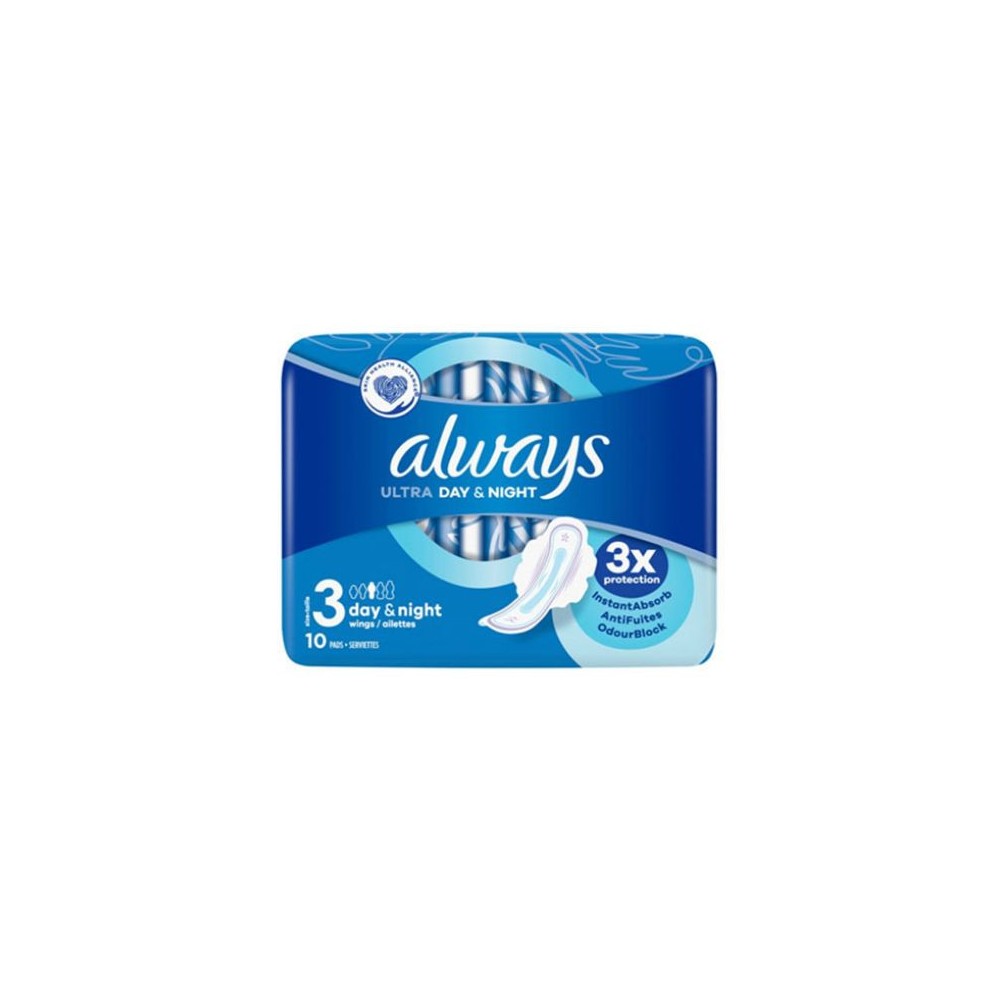 Always serviette nuit avec ailettes