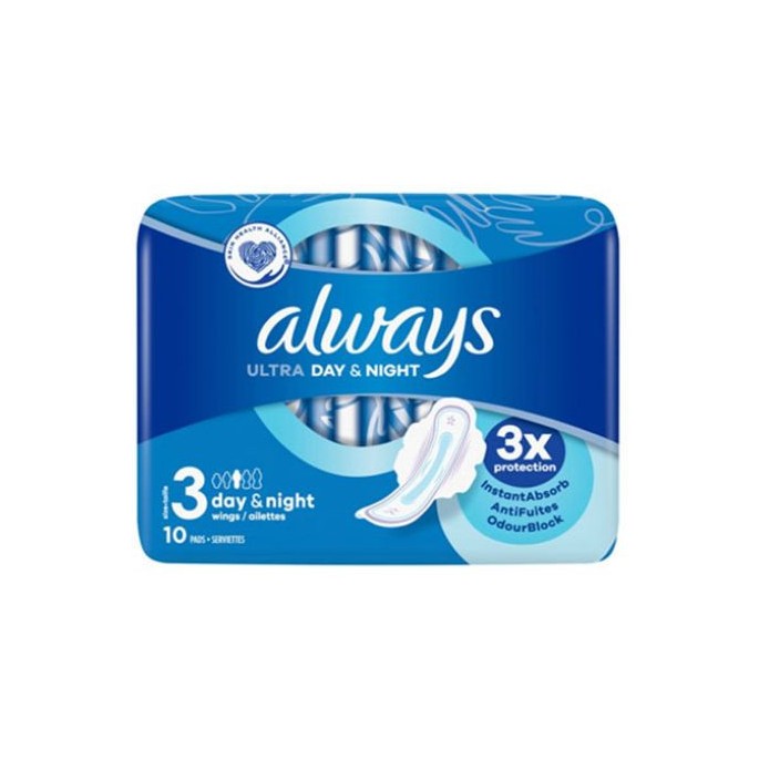 Always serviette nuit avec ailettes