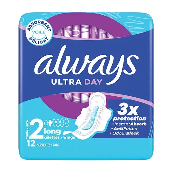 Always serviette ultra long plus