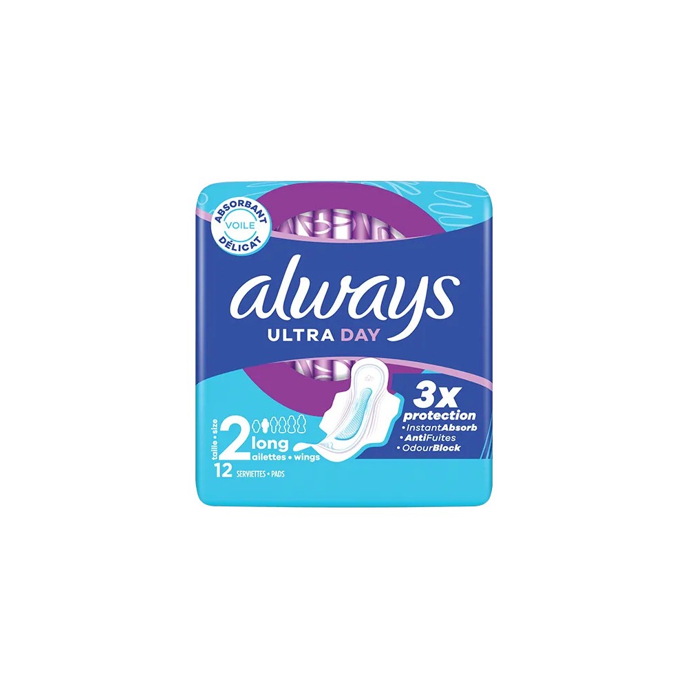 Always serviette ultra long plus