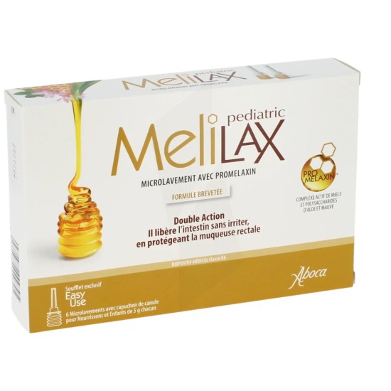 Aboca Melilax Pediatric Gel Rect Microlavement