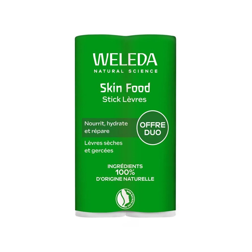 Weleda sticks lèvres Skin Food Duo