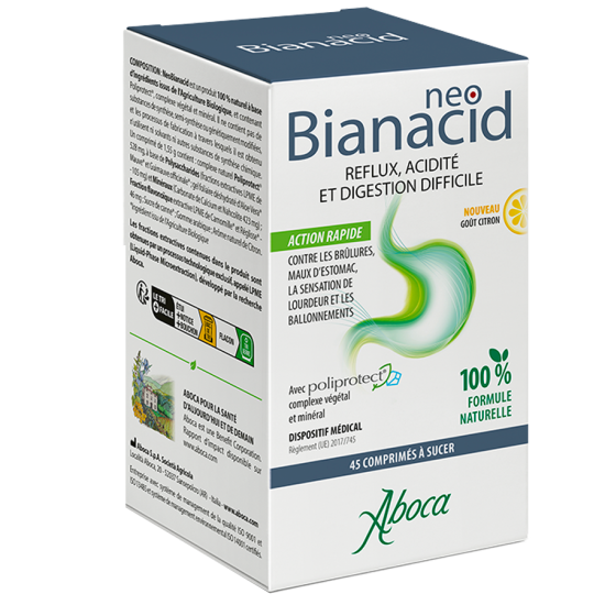 Aboca Neobianacid Citron Comprimés