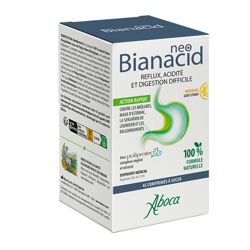 Aboca Neobianacid Citron Comprimés
