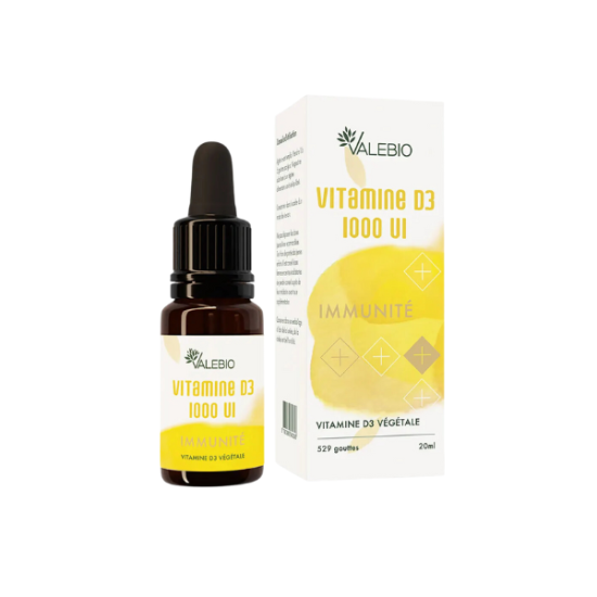 Valebio Vitamine D3 Gouttes 20 ml
