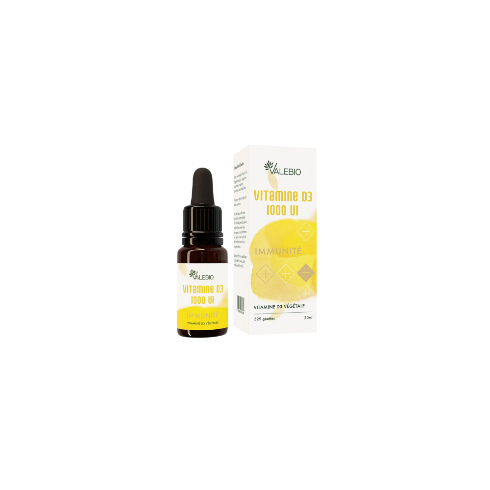Valebio Vitamine D3 Gouttes 20 ml
