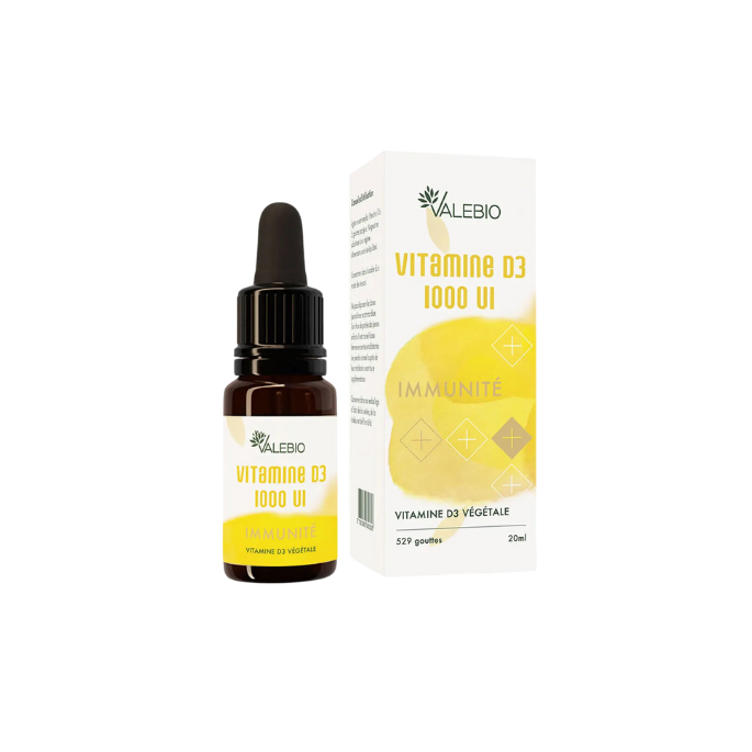 Valebio Vitamine D3 Gouttes 20 ml