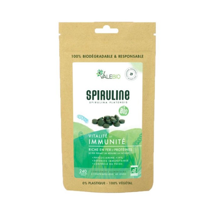 Valebio Spiruline Bio 240 comprimés