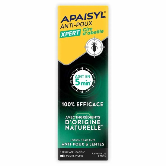 Apaisyl Poux Xpert Cire Abeille 100 ml