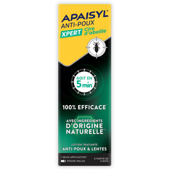 Apaisyl Poux Xpert Cire Abeille 200 ml