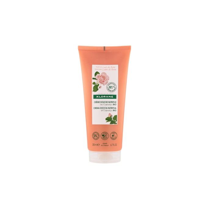 Klorane gel douche lait de rose 200 ml