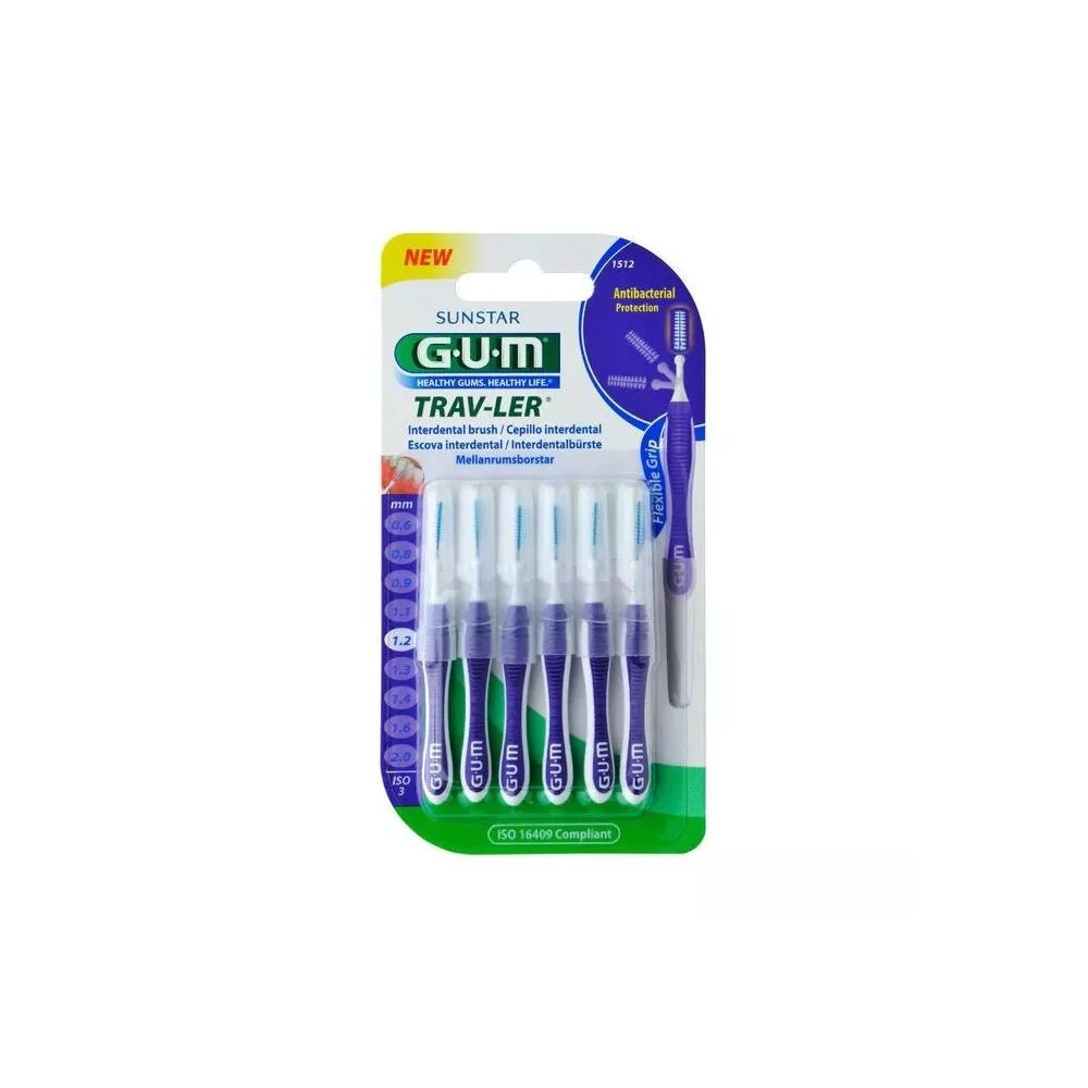 GUM Brossettes Violettes - Nettoyage Interdentaire