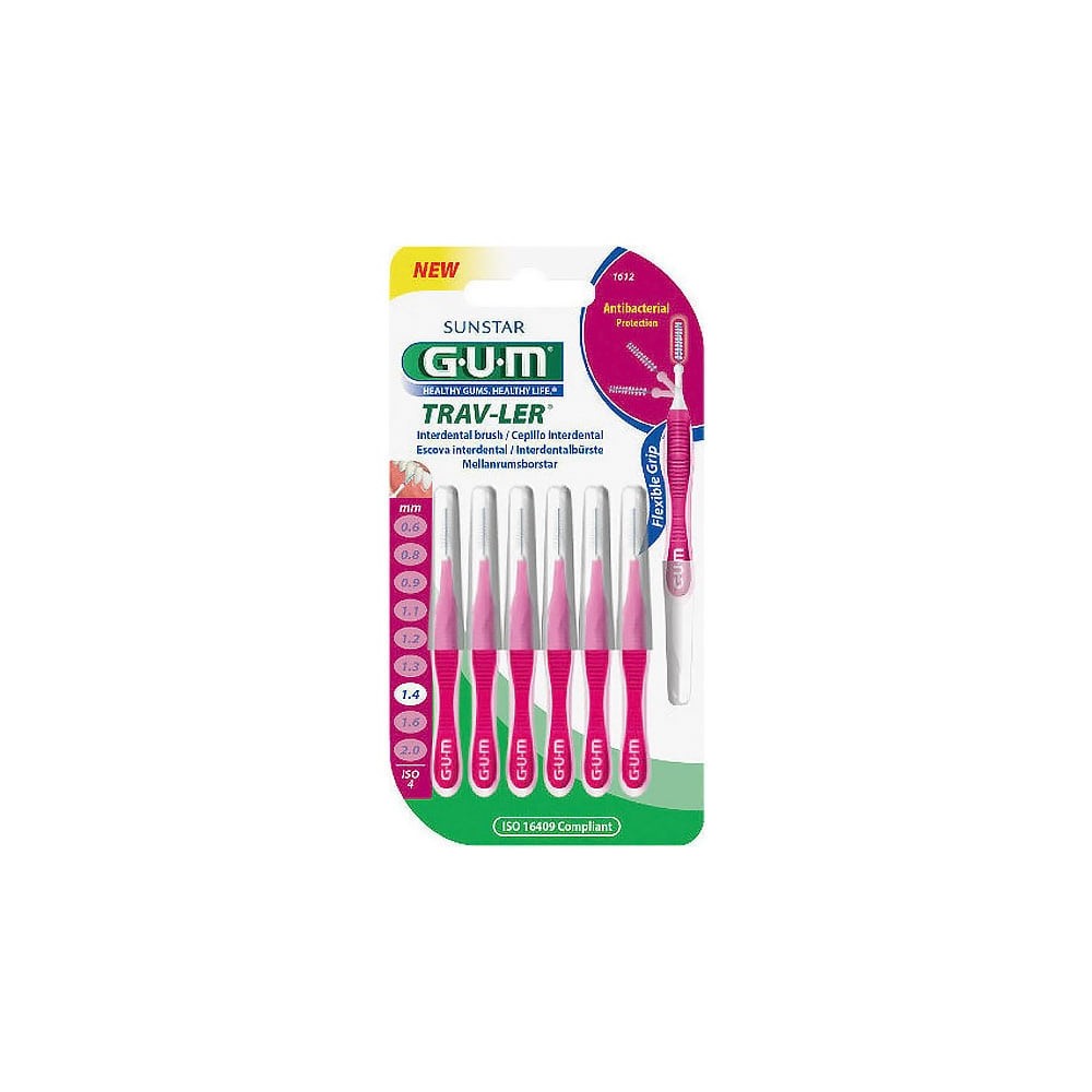 GUM Brossettes Interdentaires 1.4 mm