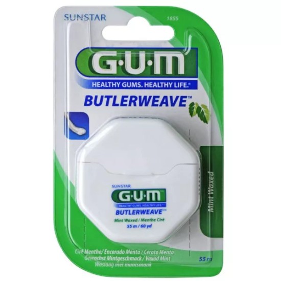 GUM Fil dent Weave Menthol - Hygiène dentaire