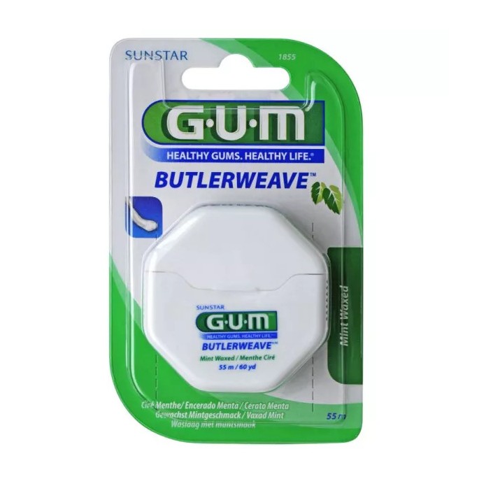 GUM Fil dent Weave Menthol - Hygiène dentaire