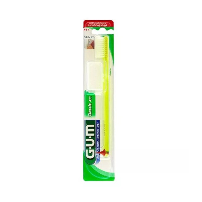 GUM brosse à dents Bad 411 4 rangs grande tête