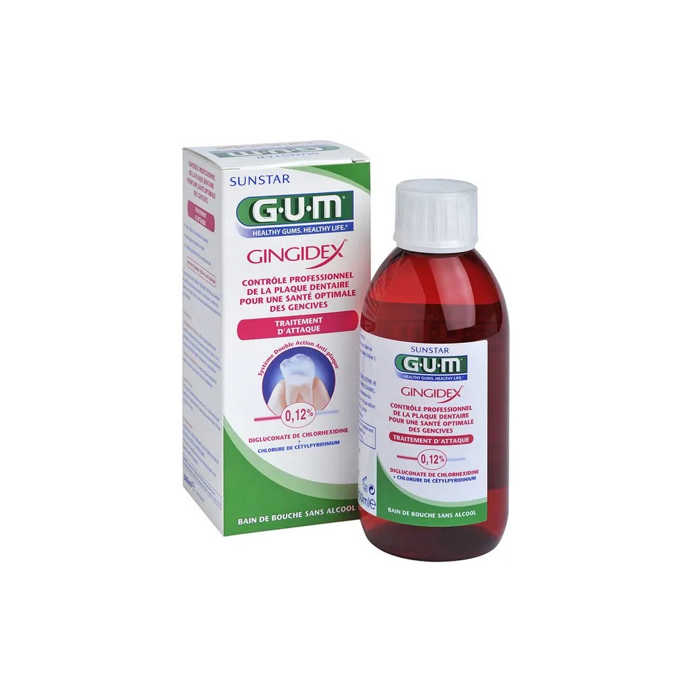 GUM Gingidex Bain de Bouche 300 ml