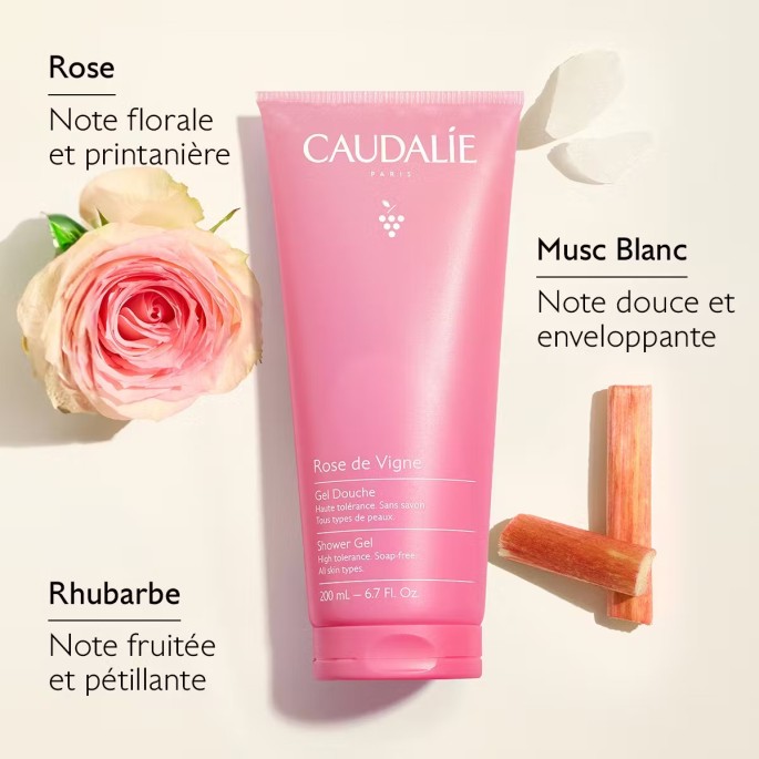 Caudalie Gel Douche Rose de Vignes 200 ml