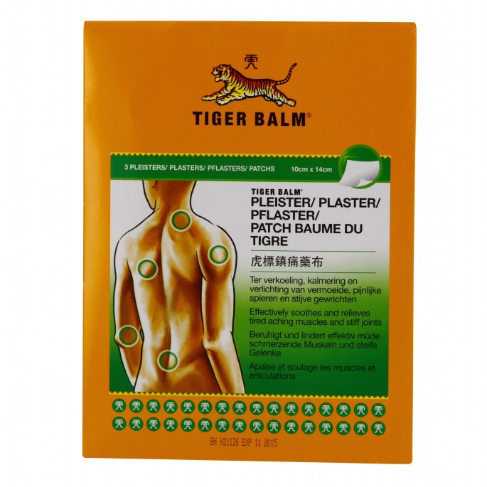 Tiger Balm Baume Patch x3