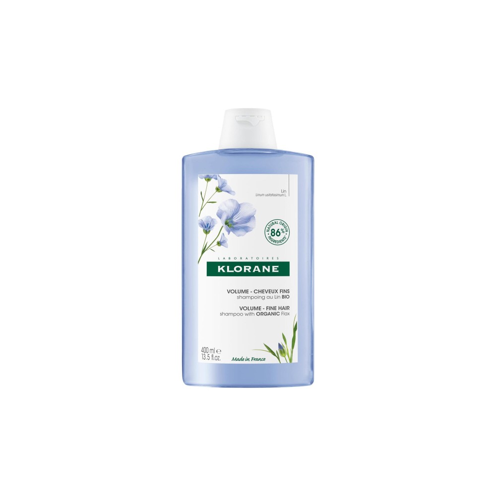 Klorane Shampooing Volume aux Fibres de Lin 400 ml