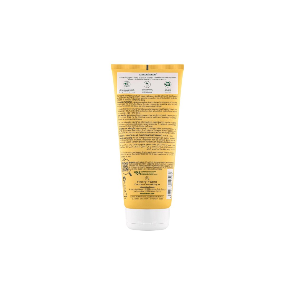 Klorane Baume Nutrition Mangue 200 ml