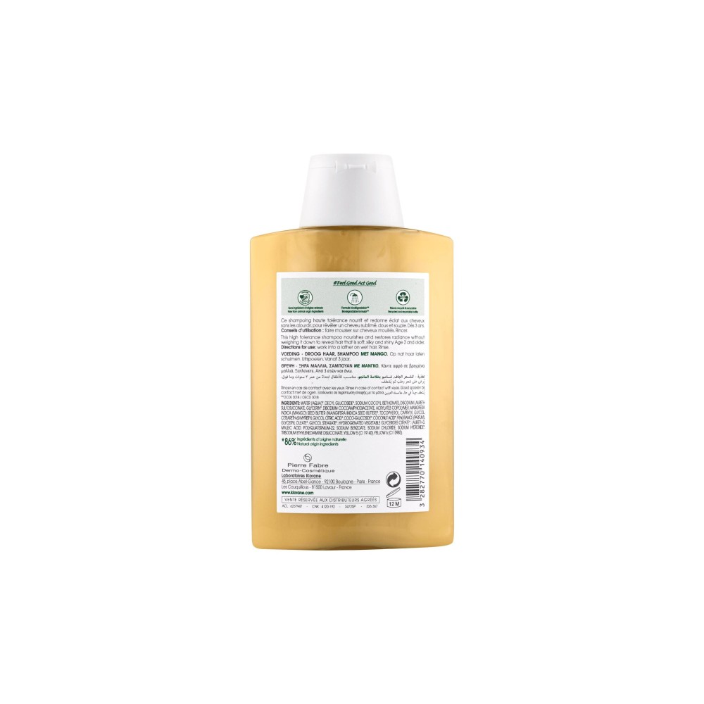 Klorane Shampooing Nutrition Mangue 200 ml