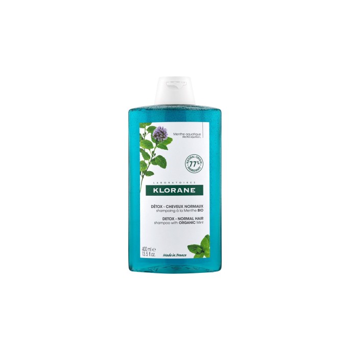 Klorane Shampooing Détox Menthe Aquatique