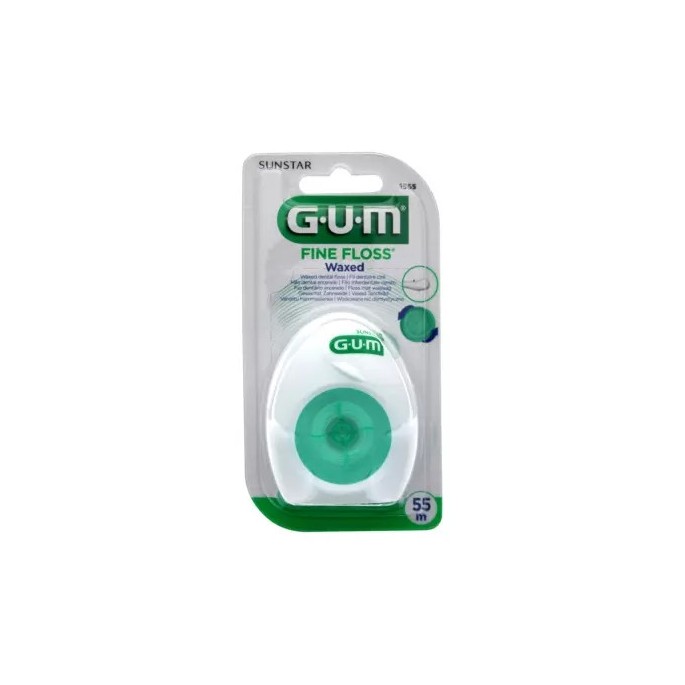 GUM Fil dentaire Fine Floss Cire