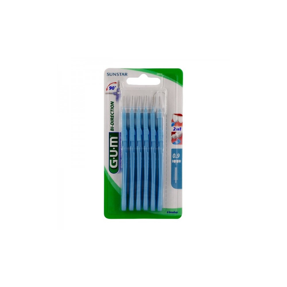 GUM Brossettes Interdentaires 0,9 mm