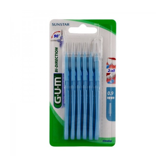 GUM Brossettes Interdentaires 0,9 mm