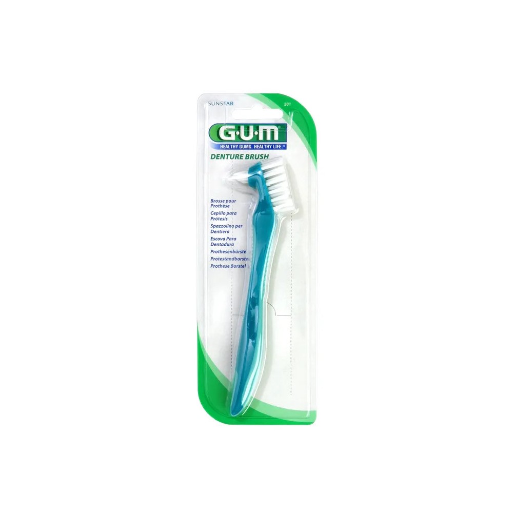 GUM Brosse à dents pour prothèse