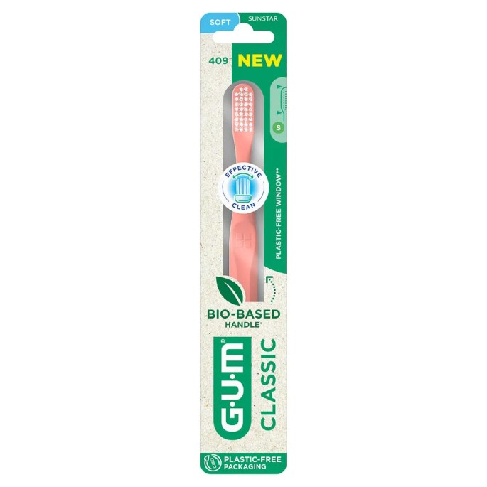GUM brosse à dents Classic 409 souple compact