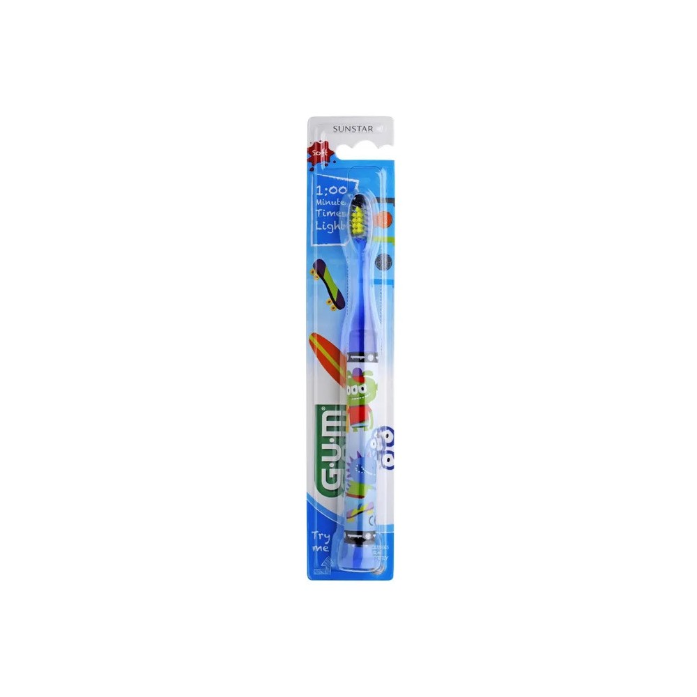 GUM brosse à dents 903 Timer Light 7-9 ans