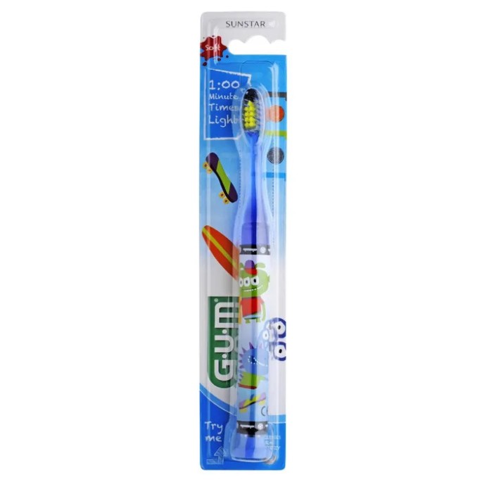 GUM brosse à dents 903 Timer Light 7-9 ans