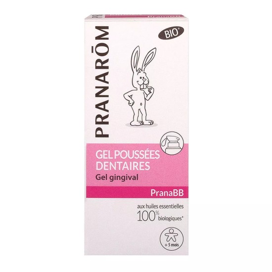 Pranarom gel gingival poussées dentaires