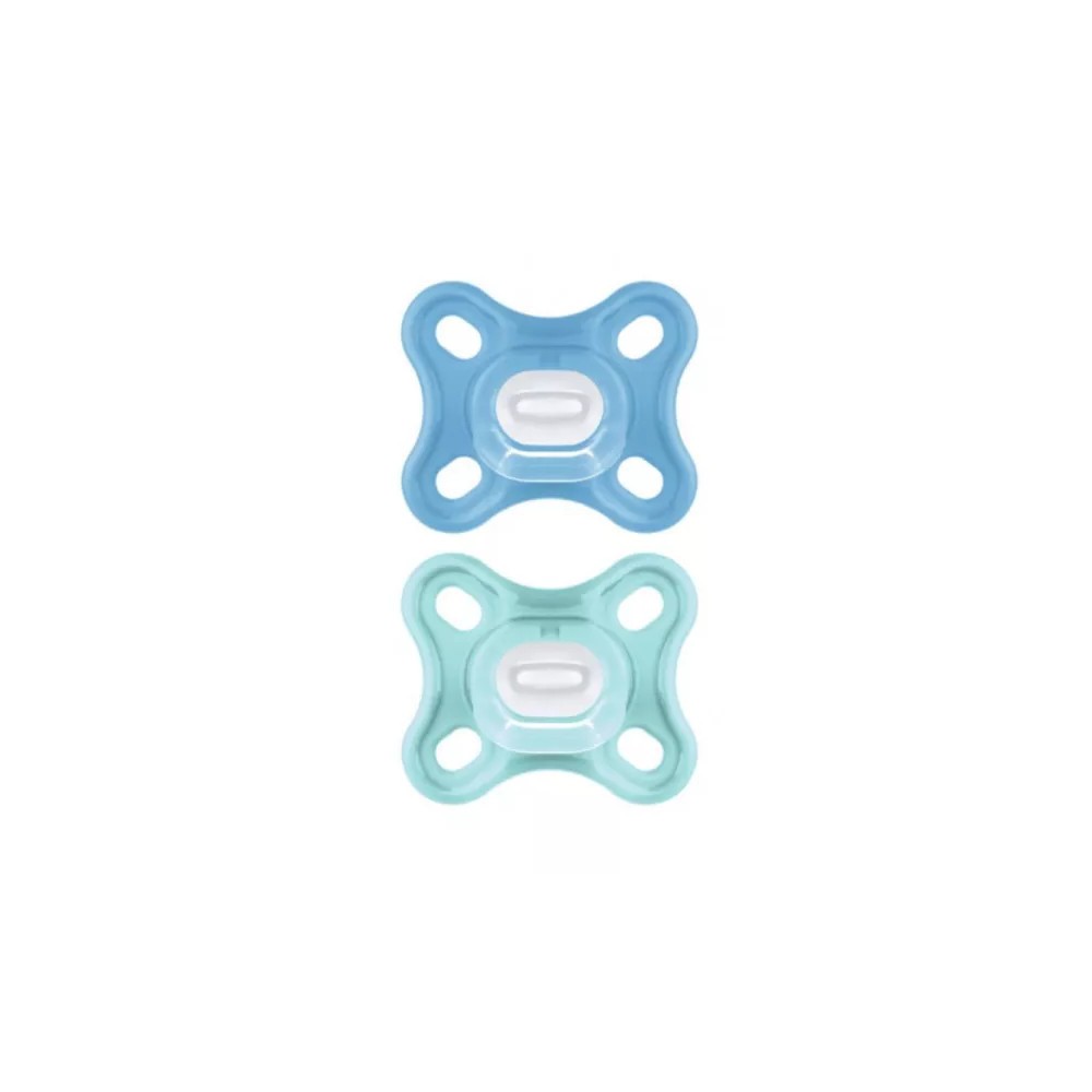 MAM Sucette Comfort Bleu 0-2M Duo