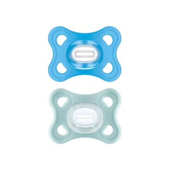 MAM sucette Comfort duo bleu 2-6 mois