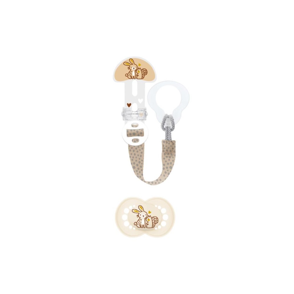MAM Kit Sucette + Attache Sucette 18M+