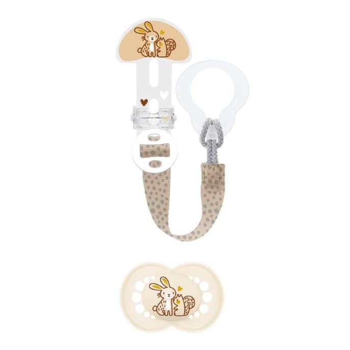 MAM Kit Sucette + Attache Sucette 18M+