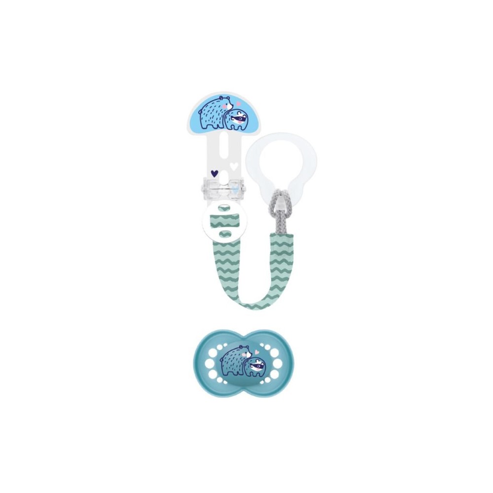 MAM Kit Sucette + Attache Sucette 18M+