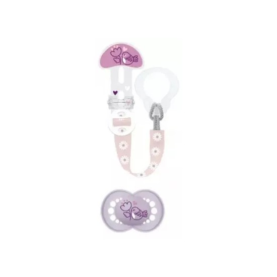MAM Kit Sucette + Attache Sucette 18M+