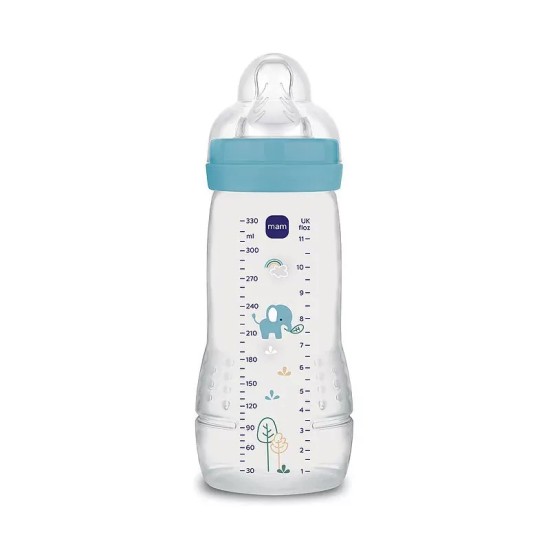 MAM biberon 2ème âge cercle océan 330 ml