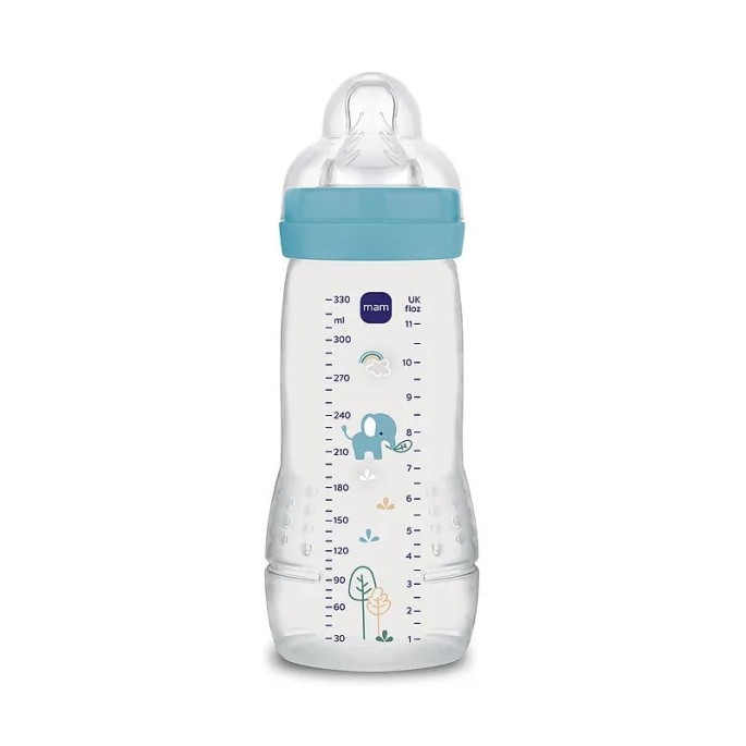 MAM biberon 2ème âge cercle océan 330 ml