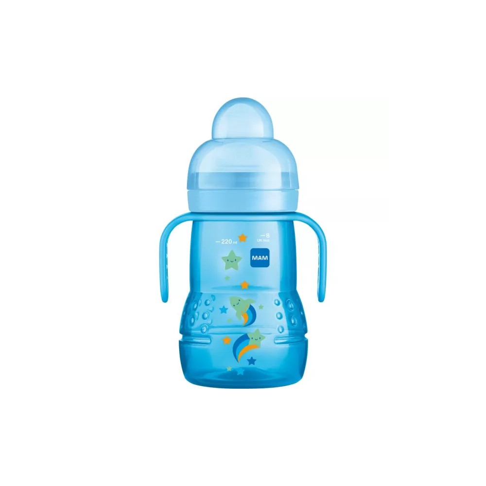 MAM biberon transition garçon silic 220 ml