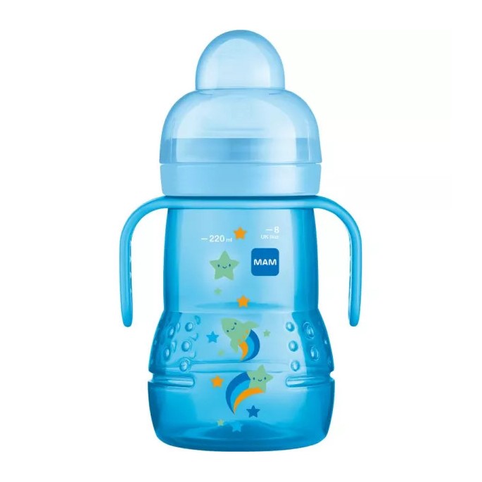 MAM biberon transition garçon silic 220 ml