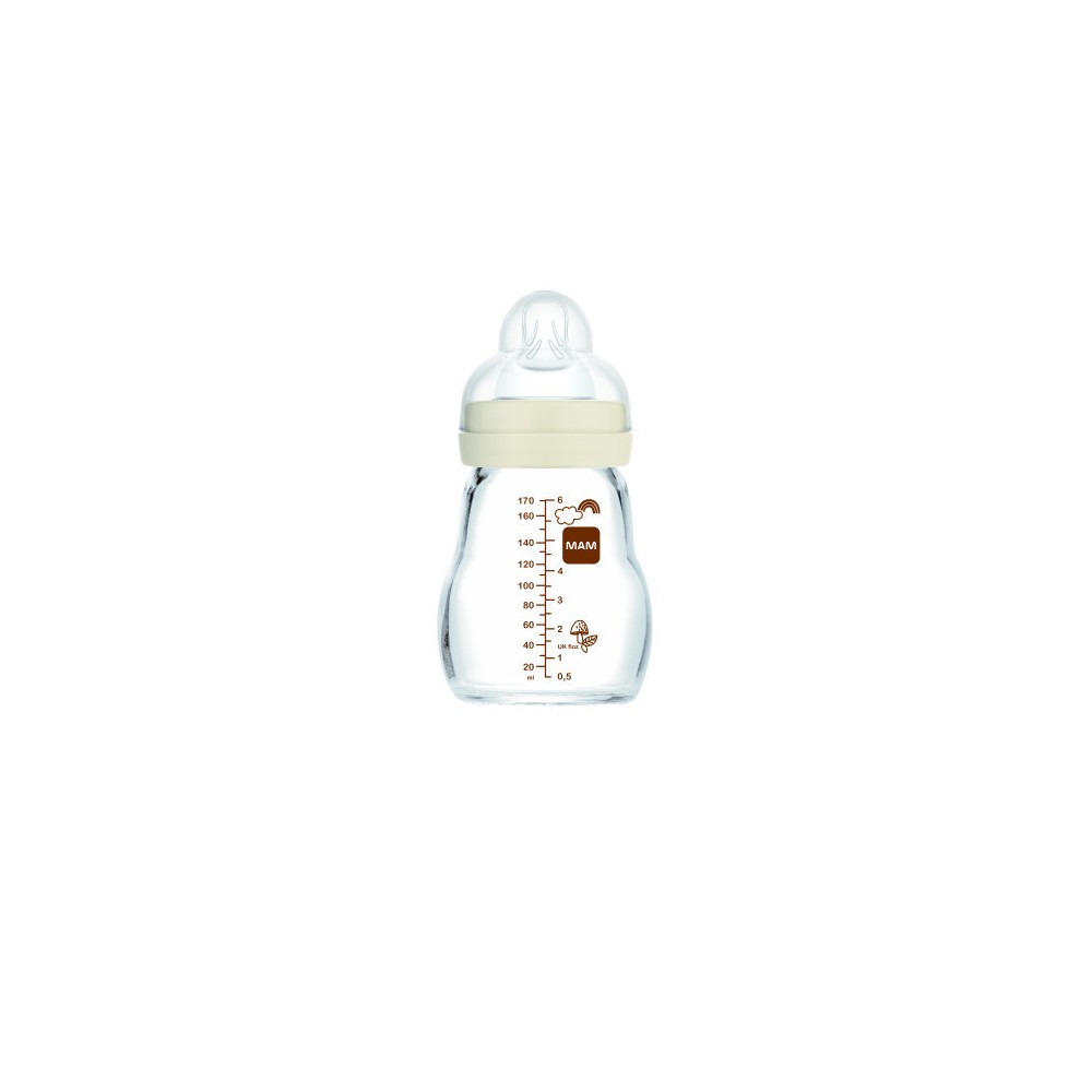 MAM biberon en verre 1er âge 170 ml