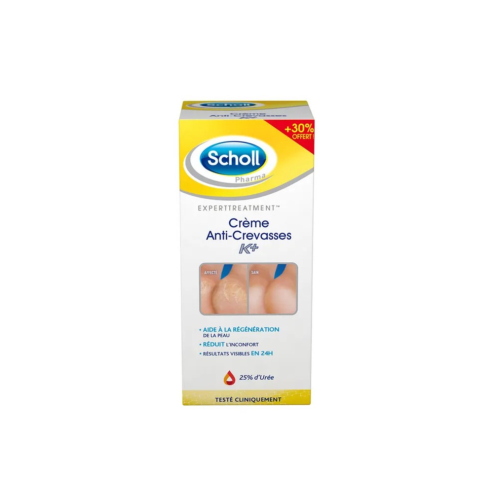 Scholl crème reconstituante K+ 120 g