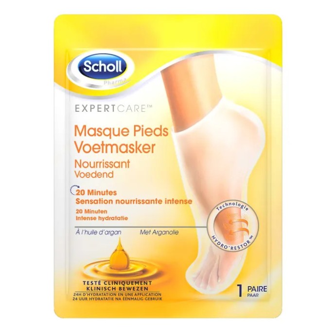 Scholl masque pieds huile argan